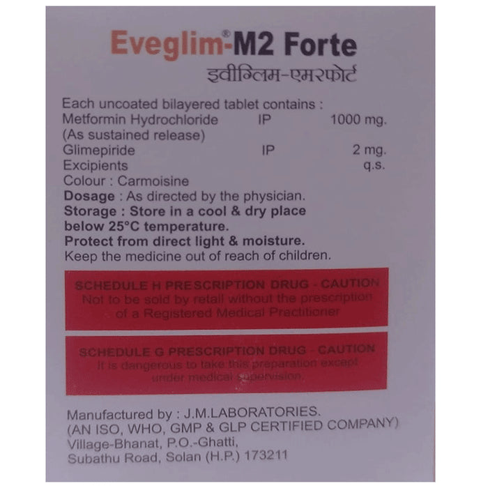 Eveglim M2 Forte Tablet SR