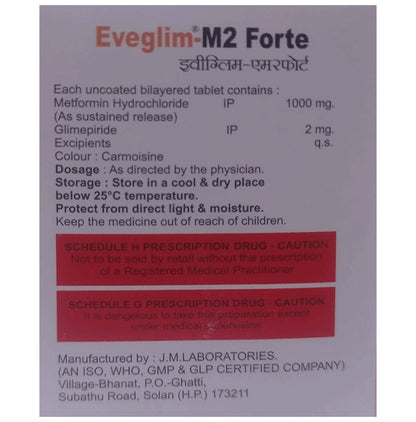 Eveglim M2 Forte Tablet SR