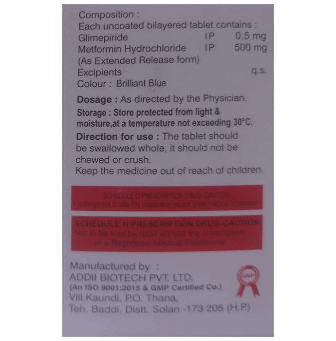 Eveglim-M 0.5 Tablet ER