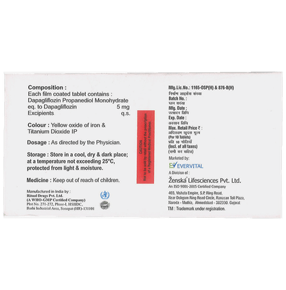 Evidapa 5 Tablet