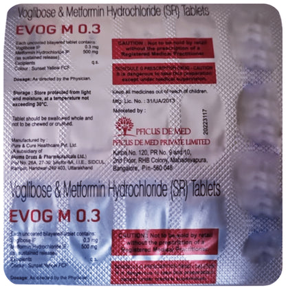 Evog-M 0.3 Tablet SR
