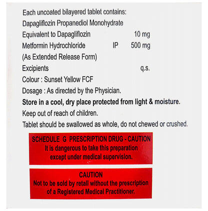 Excluda M 10/500 Tablet ER