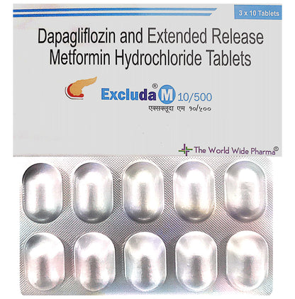 Excluda M 10/500 Tablet ER