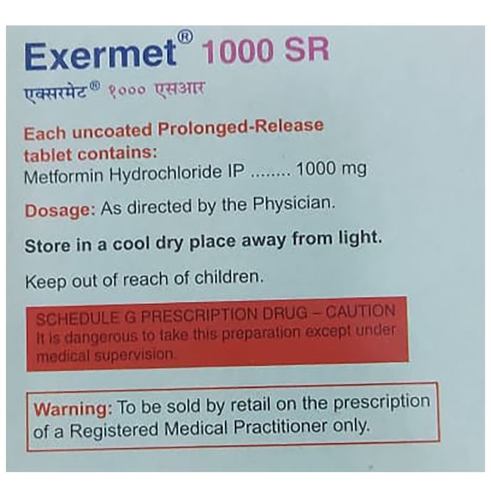 Exermet 1000 Tablet SR