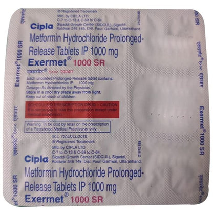Exermet 1000 Tablet SR