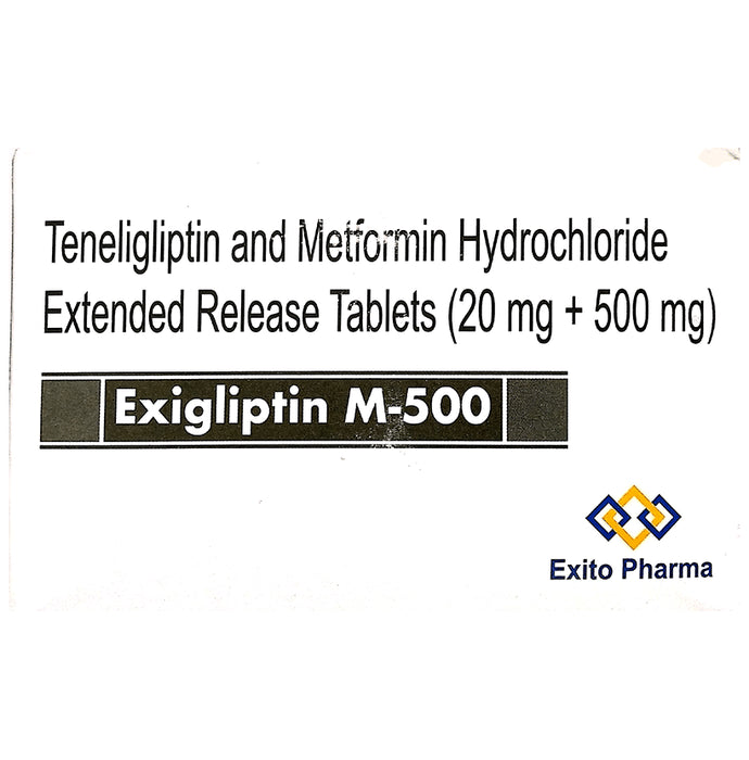 Exigliptin M 500 Tablet SR - Classic Derma