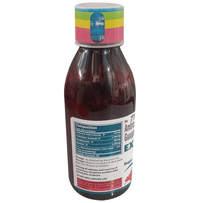 Exocuf Syrup Strawberry Sugar Free