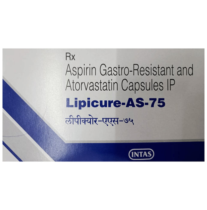 Lipicure-AS 75 Capsule - Classic Derma