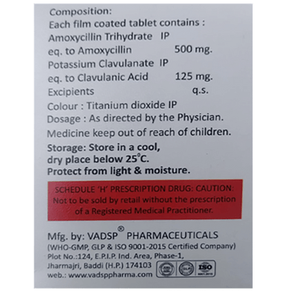 Cariomox 625 Tablet
