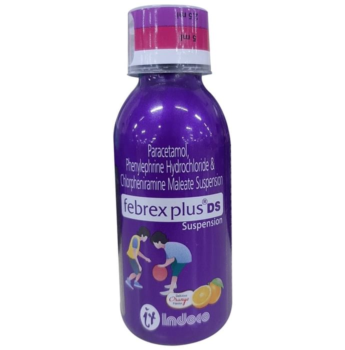 Febrex Plus DS Oral Suspension Delicious Orange - Classic Derma
