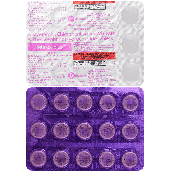Febrex Plus Tablet - Classic Derma