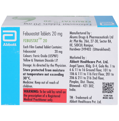 Febustat 20mg Tablet