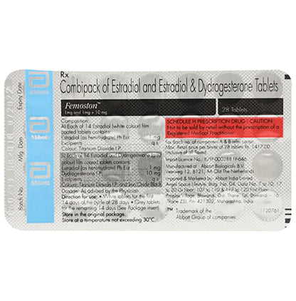Femoston 1mg/1mg/10mg Tablet