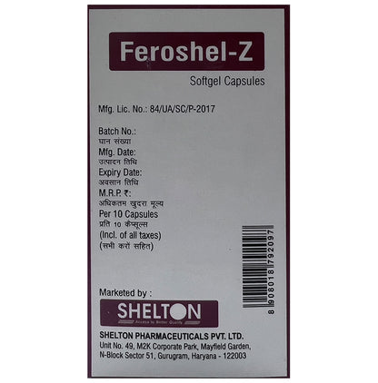 Feroshel-Z Softgel Capsule