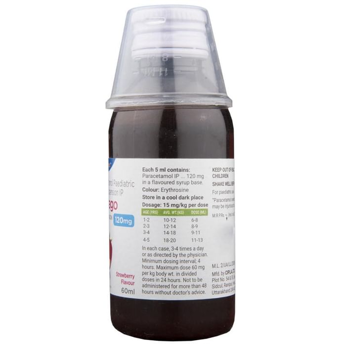 Fevago 120mg Oral Suspension Strawberry