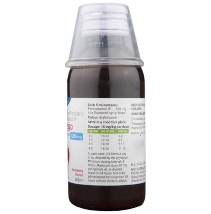 Fevago 120mg Oral Suspension Strawberry