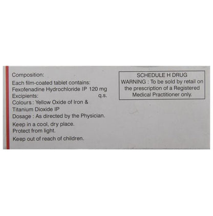 Fexofen 120 Tablet