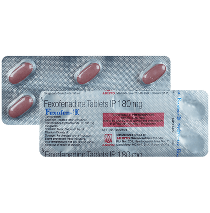 Fexofen 180mg Tablet - Classic Derma