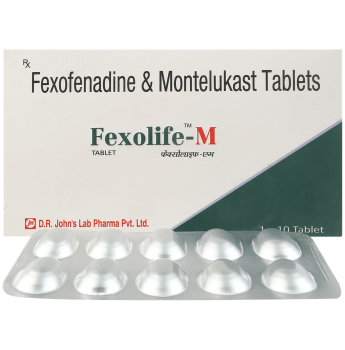 Fexolife M 10 mg/120 mg Tablet - Classic Derma