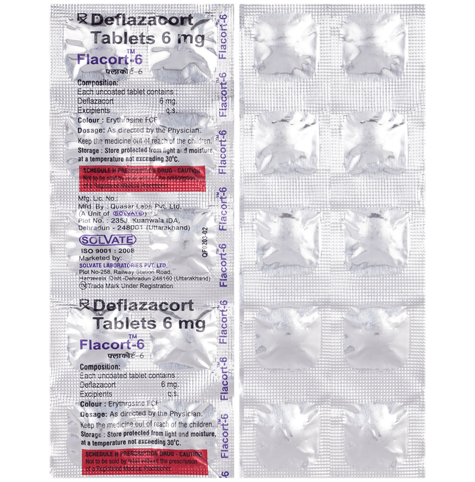 Buy Flacort 6mg Tablet Online | Classic Derma – Classic Derma-UAE