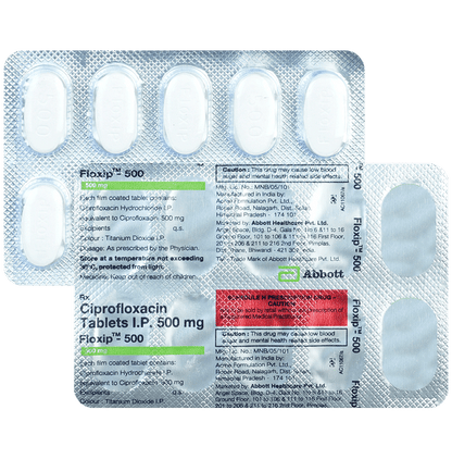 Floxip 500 Tablet - Classic Derma