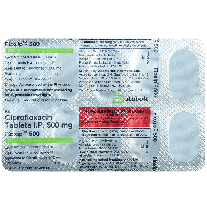 Floxip 500 Tablet