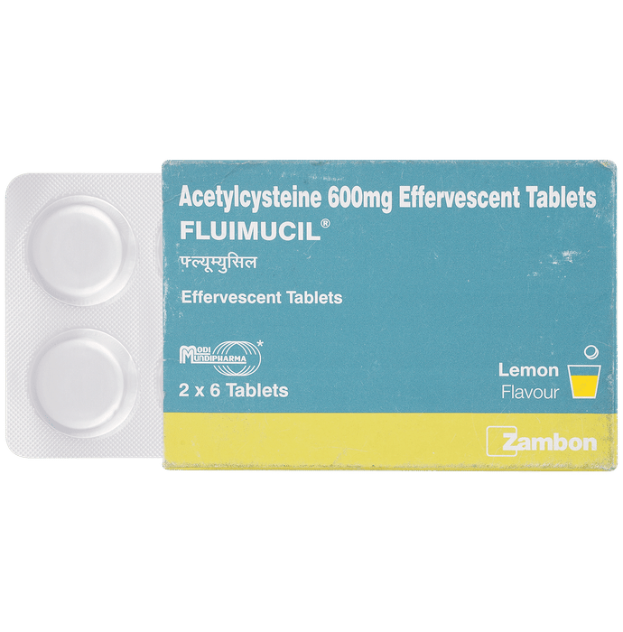 Fluimucil Eff 600mg Tablet - Classic Derma