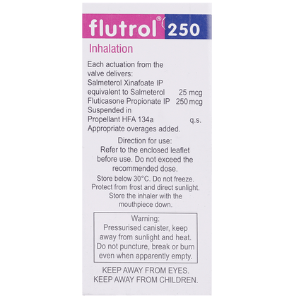 Flutrol 250 Inhaler