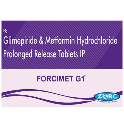 Forcimet G 1 Tablet PR - Classic Derma
