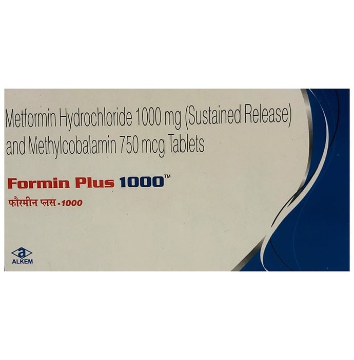 Formin Plus 1000 Tablet SR - Classic Derma