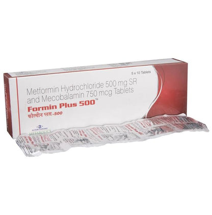 Formin Plus 500 Tablet SR - Classic Derma