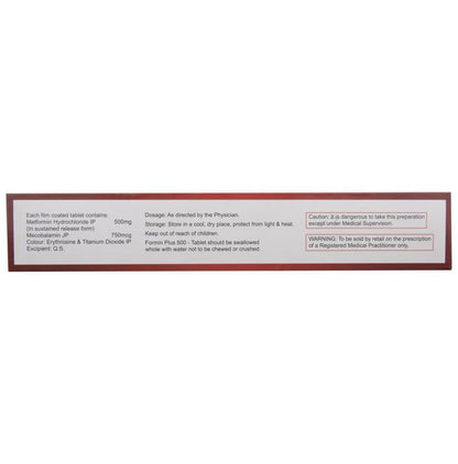 Formin Plus 500 Tablet SR