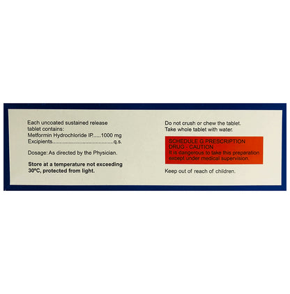 Formin-SR 1000 Tablet