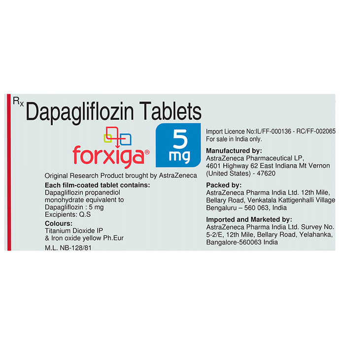 Forxiga 5mg Tablet