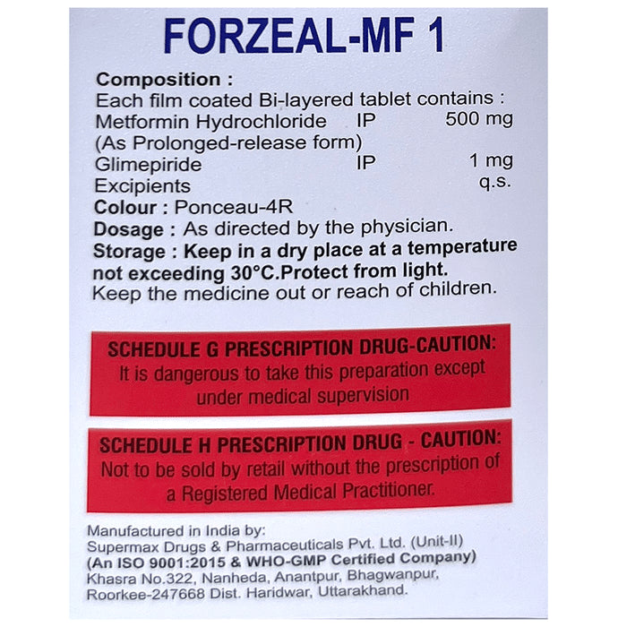 Forzeal-MF 1 Tablet PR