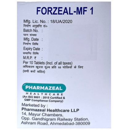 Forzeal-MF 1 Tablet PR