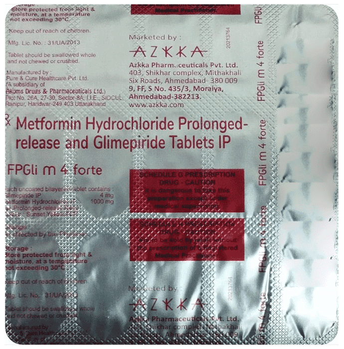 Fpgli M 4 Forte Tablet PR - Classic Derma