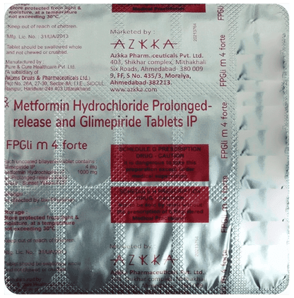Fpgli M 4 Forte Tablet PR - Classic Derma