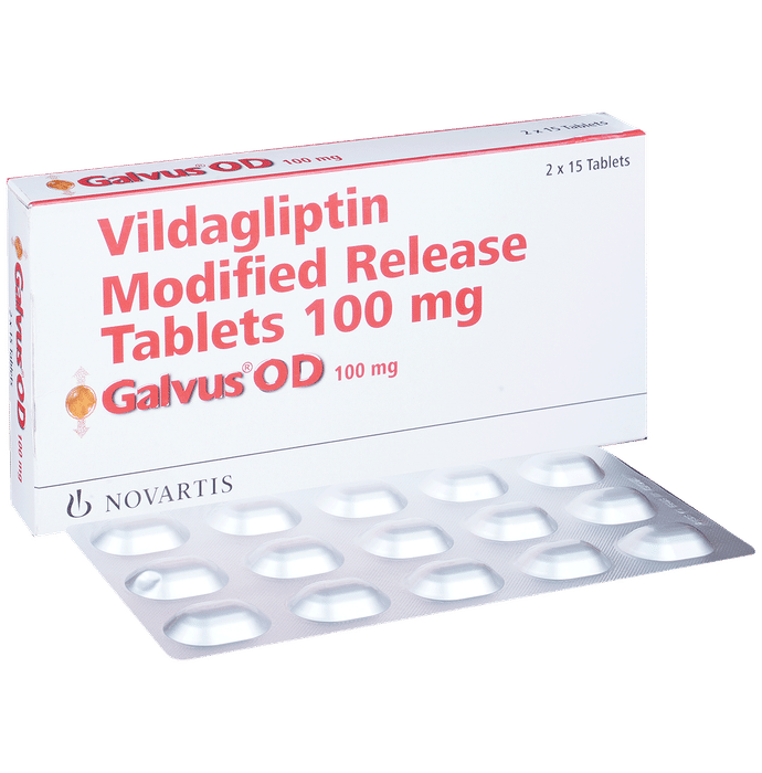 Galvus OD 100mg Tablet MR - Classic Derma