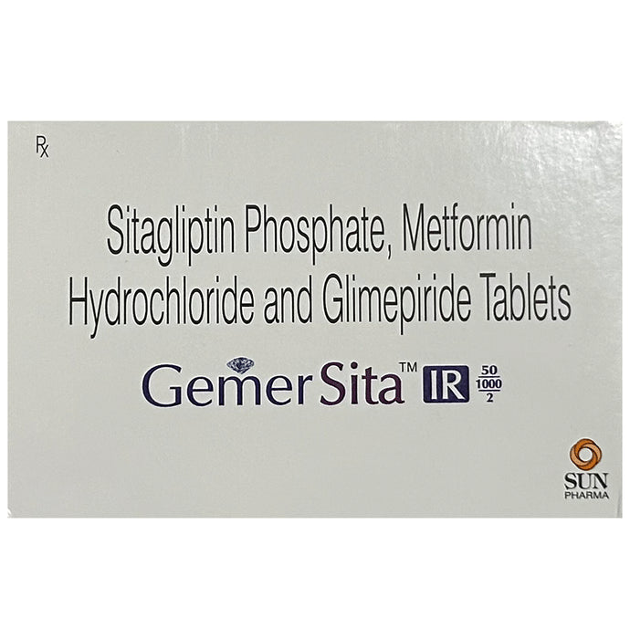 Gemer Sita 50mg/2mg/1000mg Tablet IR - Classic Derma