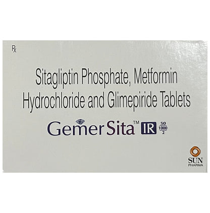 Gemer Sita 50mg/2mg/1000mg Tablet IR - Classic Derma