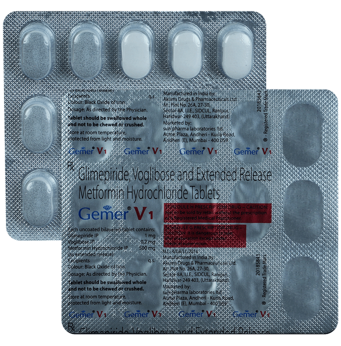 Gemer V 1 Tablet ER - Classic Derma