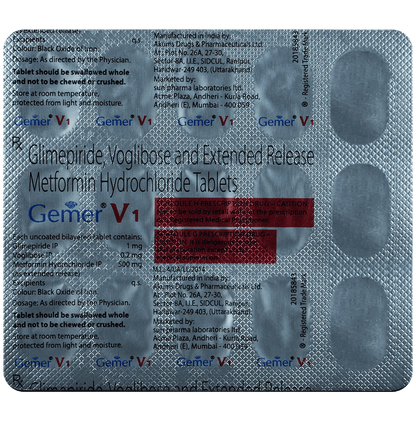 Gemer V 1 Tablet ER