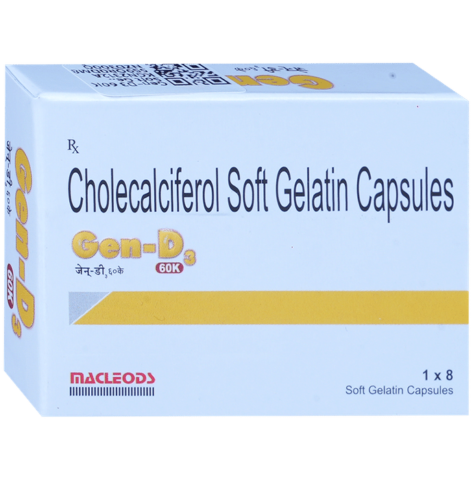 Buy Gen-D3 60K Soft Gelatin Capsule Online | Classic Derma – Classic ...