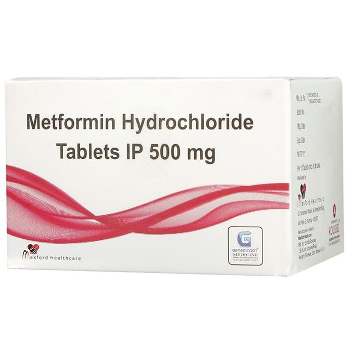 Genericart Metformin Hydrochloride 500mg Tablet - Classic Derma
