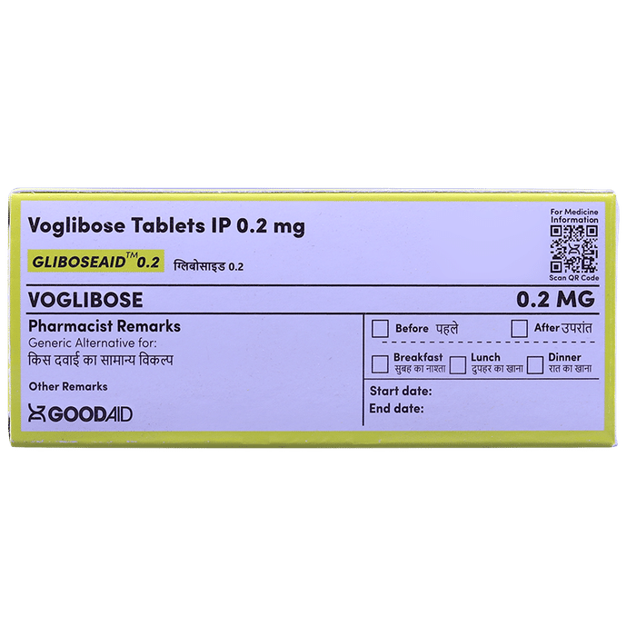 Gliboseaid 0.2 Tablet - Classic Derma