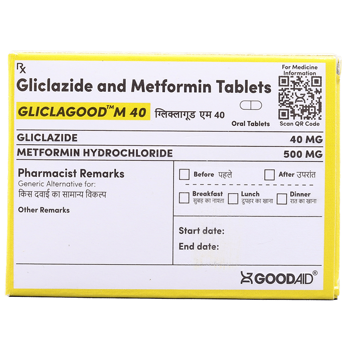 Gliclagood M 40 Tablet - Classic Derma