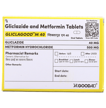 Gliclagood M 40 Tablet - Classic Derma