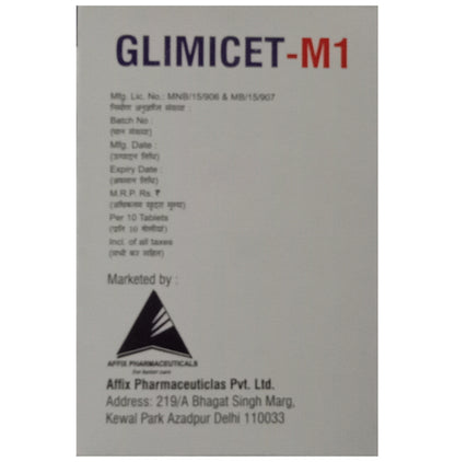 Glimicet-M 1 Tablet PR