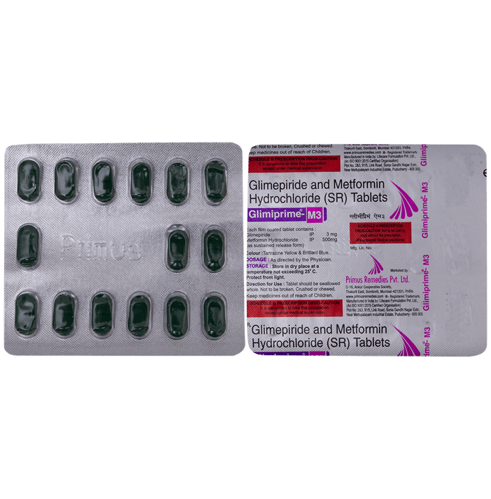 Glimiprime M 3 Tablet - Classic Derma